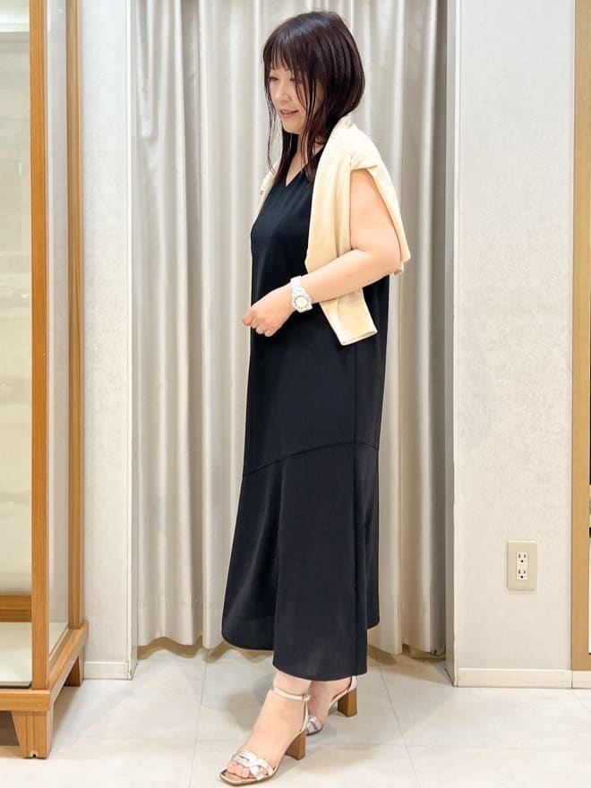 Kiyoさんの「COUP DE CHANCE｜【手洗い可/軽量】シンプルラメ混カーディガン」を使ったコーディネート
