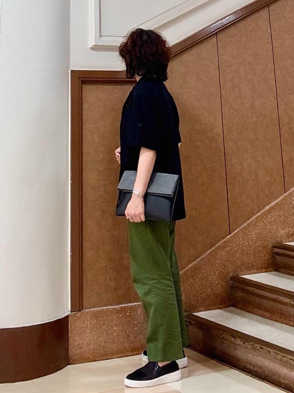 のぐみさんの「TAKEO KIKUCHI｜【COOL CITY WEAR】エアートール オープンカラーシャツ /接触冷感・通気性」を使ったコーディネート