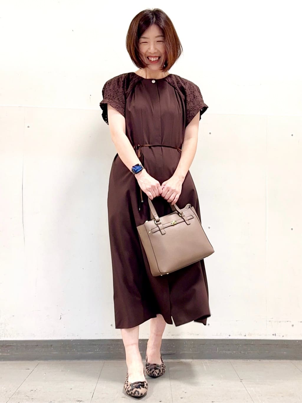 kaeさんの「Reflect｜カットワークレーススリーブワンピース」を使ったコーディネート