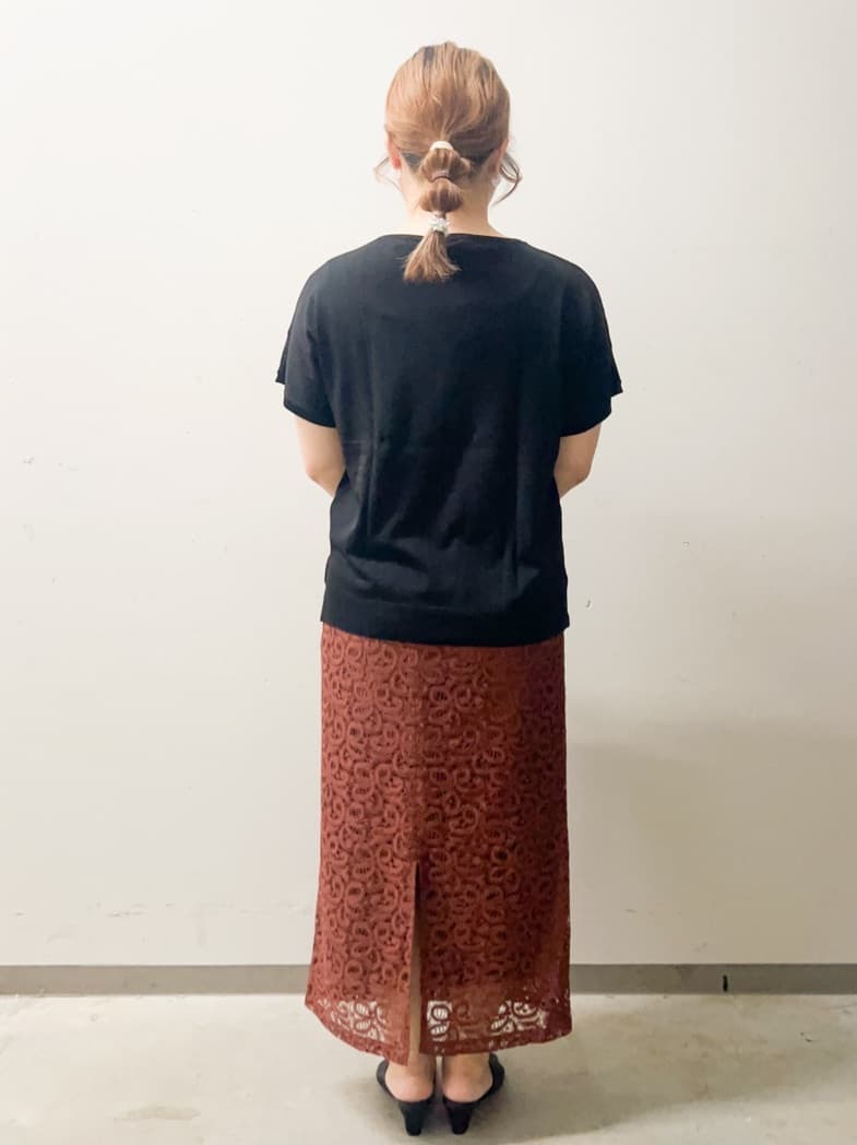 なかさんの「OPAQUE.CLIP｜《6色展開／S-LLサイズ》ドルマンスリーブニット【UV／接触冷感／洗濯機洗い可／抗ピル】」を使ったコーディネート