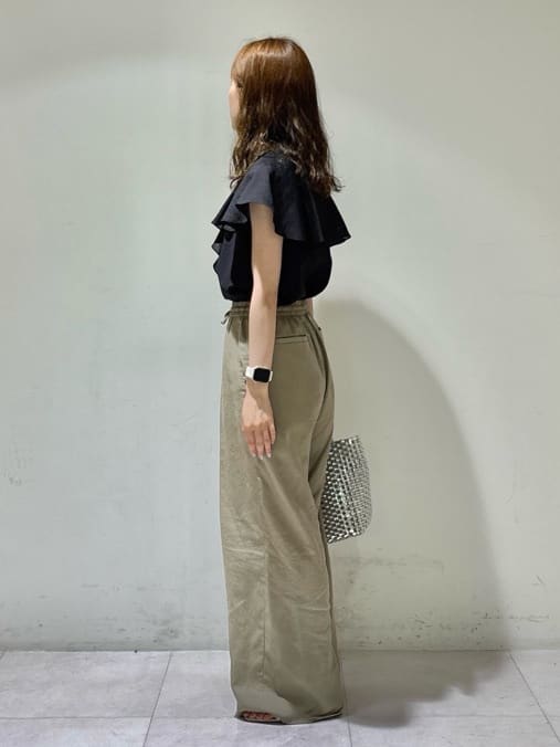 kyokaさんの「UNTITLED｜【きれいめ/洗える/フリル】ラッフルシアーブラウス」を使ったコーディネート