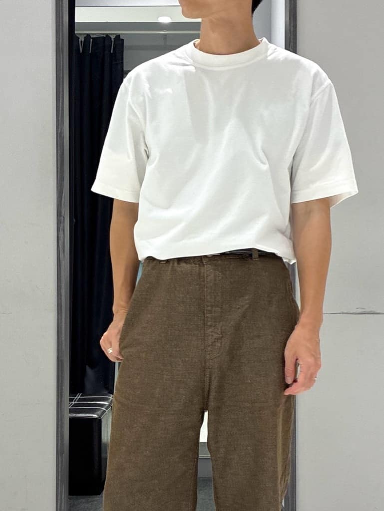 わいずみさんの「TAKEO KIKUCHI｜【抗菌防臭／5サイズ展開】ハイゲージポンチ Tシャツ」を使ったコーディネート