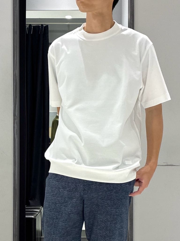 わいずみさんの「TAKEO KIKUCHI｜【抗菌防臭／5サイズ展開】ハイゲージポンチ Tシャツ」を使ったコーディネート