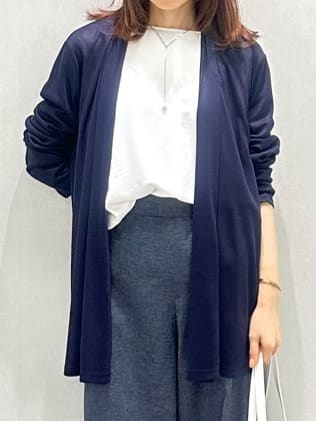 Miwaさんの「UNTITLED｜◆【接触冷感/UV機能/遮熱】ジャージカーディガン」を使ったコーディネート