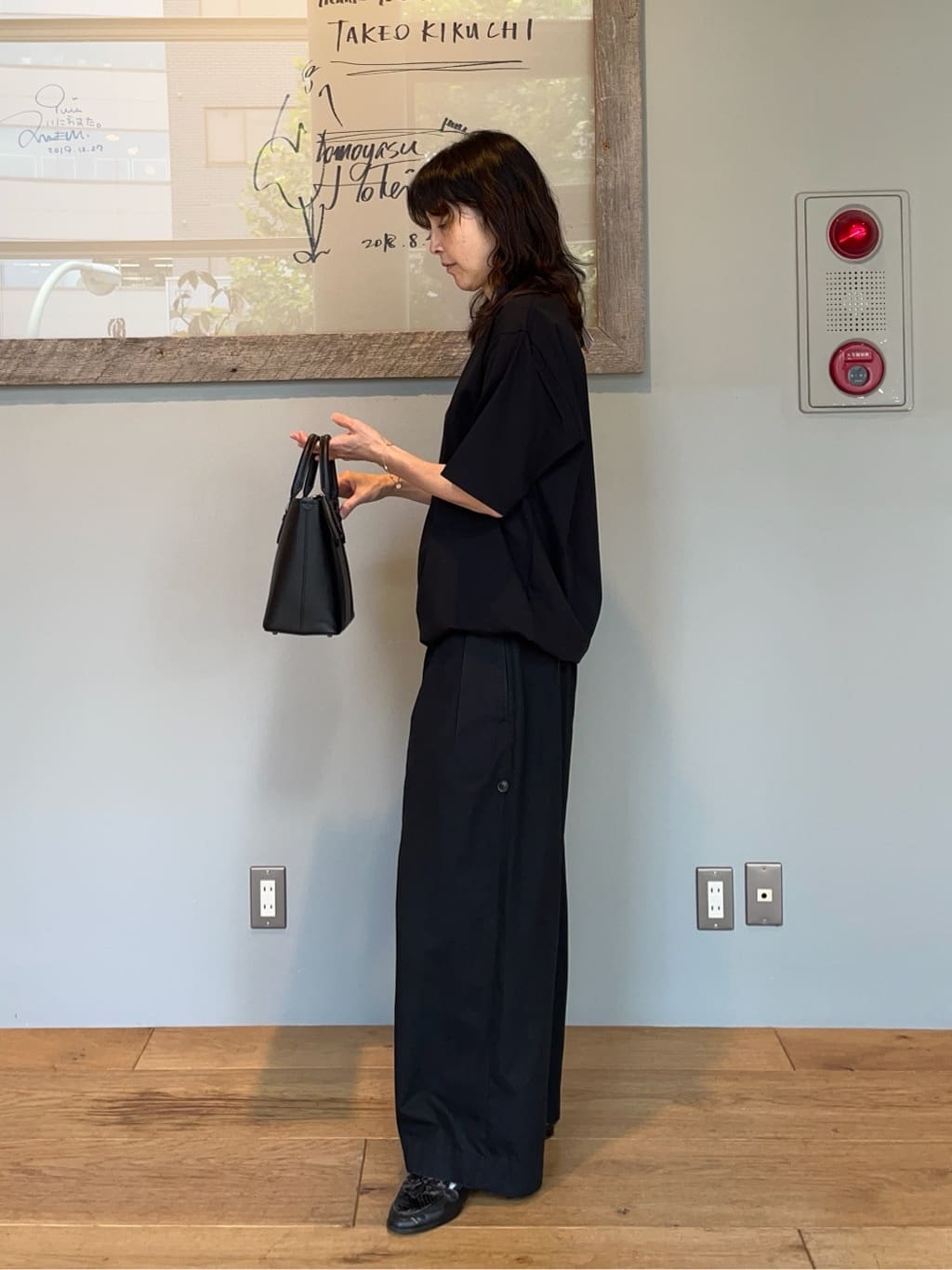 神野（jinno）さんの「TAKEO KIKUCHI｜【抗菌防臭／5サイズ展開】ハイゲージポンチ Tシャツ」を使ったコーディネート
