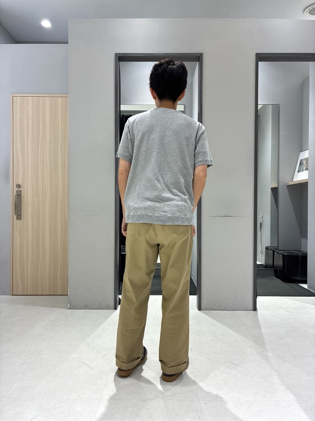 わいずみさんの「TAKEO KIKUCHI｜【抗菌防臭】COOL DOTS（R）ドビープリント ジャケット」を使ったコーディネート