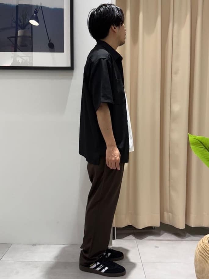 はさんの「THE SHOP TK｜パーフェクテックリンクス半袖Tシャツ 【接触冷感／吸水速乾／UVカット／洗濯機OK】」を使ったコーディネート