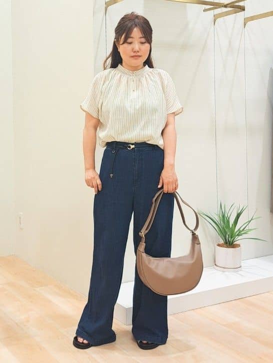 ふるさんの「grove｜メッシュベルト」を使ったコーディネート