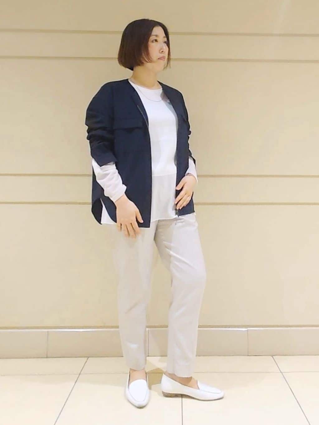 Itoさんの「INDIVI｜◆【洗える】袖＆裾 シアーデザイントップス」を使ったコーディネート