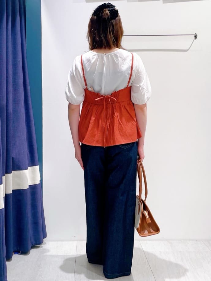 さきさんの「grove｜【SOMETHING&times;grove別注】LISAWIDE DENIM PANTS」を使ったコーディネート