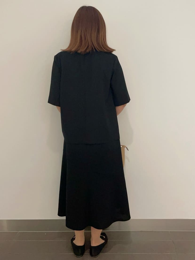 minoriさんの「COUP DE CHANCE｜【手洗い可／日本製】五分袖ジャケット」を使ったコーディネート