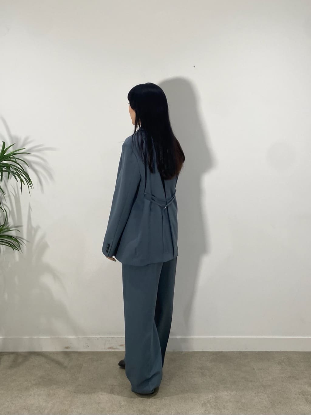 rinaさんの「INDIVI｜【セットアップ対応】ウーステッドライクスラックス」を使ったコーディネート
