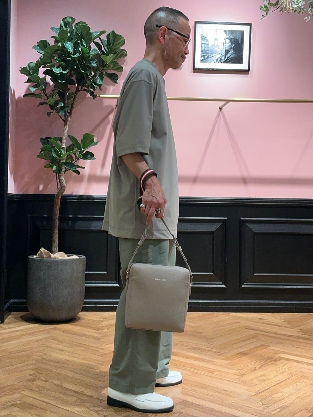 torigoeさんの「DRESSTERIOR｜ストレッチメッシュベルト」を使ったコーディネート