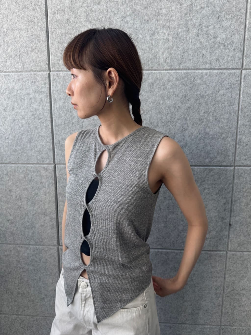 designer yukaさんの「CODE A｜bandeau bra top」を使ったコーディネート
