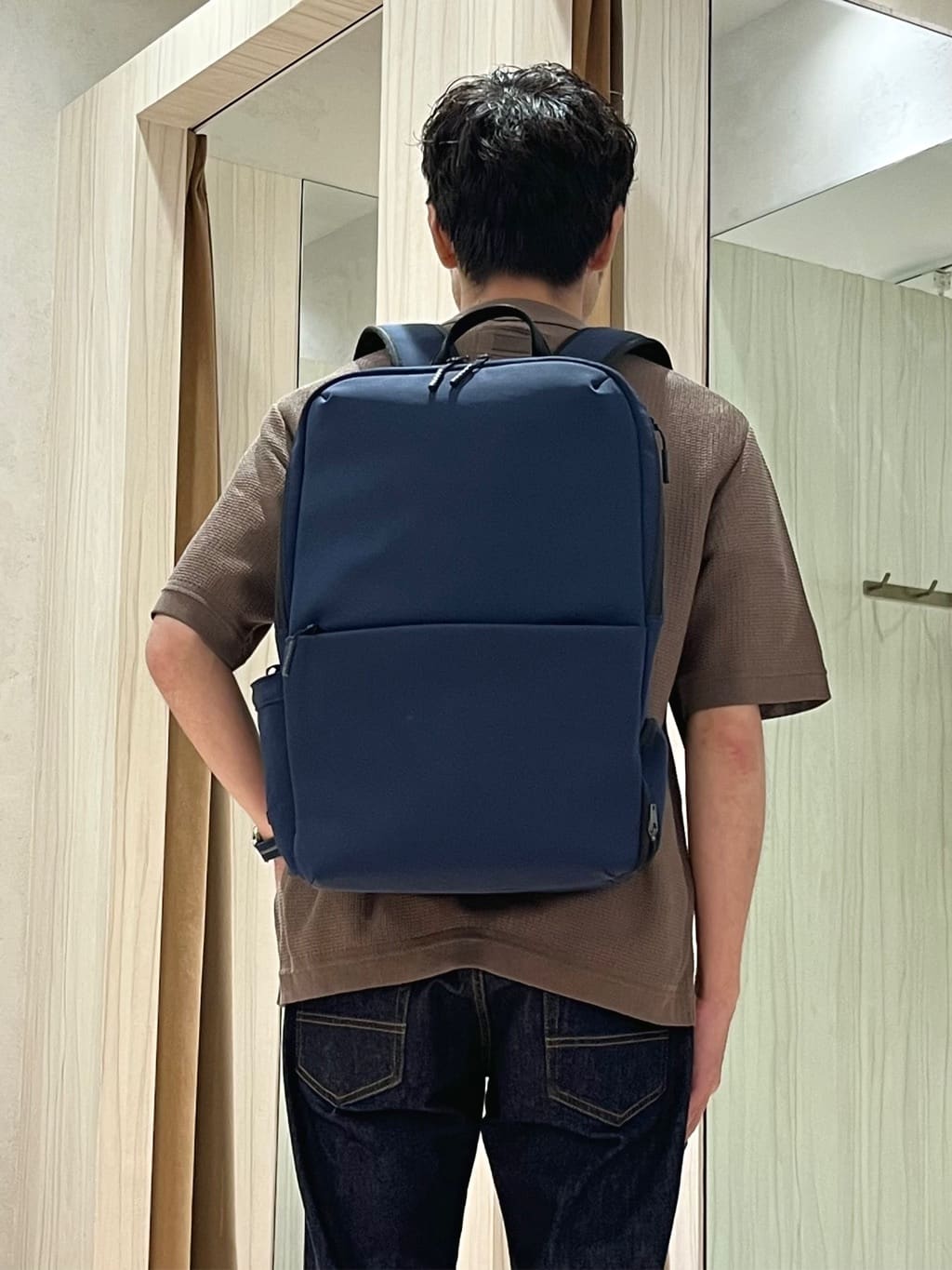 URAさんの「TAKEO KIKUCHI｜【抗菌防臭／5サイズ展開】ハイゲージポンチ Tシャツ」を使ったコーディネート