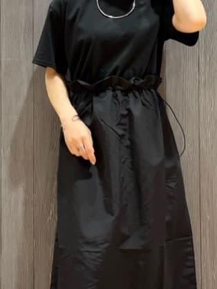 meiさんの「SHOO･LA･RUE｜【S-LL】シルエットが変えられる ドッキングワンピース」を使ったコーディネート