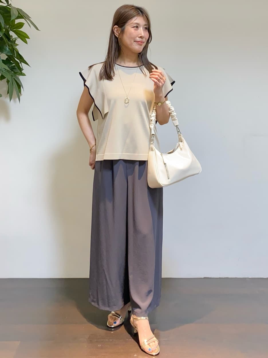 tomoさんの「UNTITLED｜【ステンレス】レイヤードチェーンネックレス」を使ったコーディネート