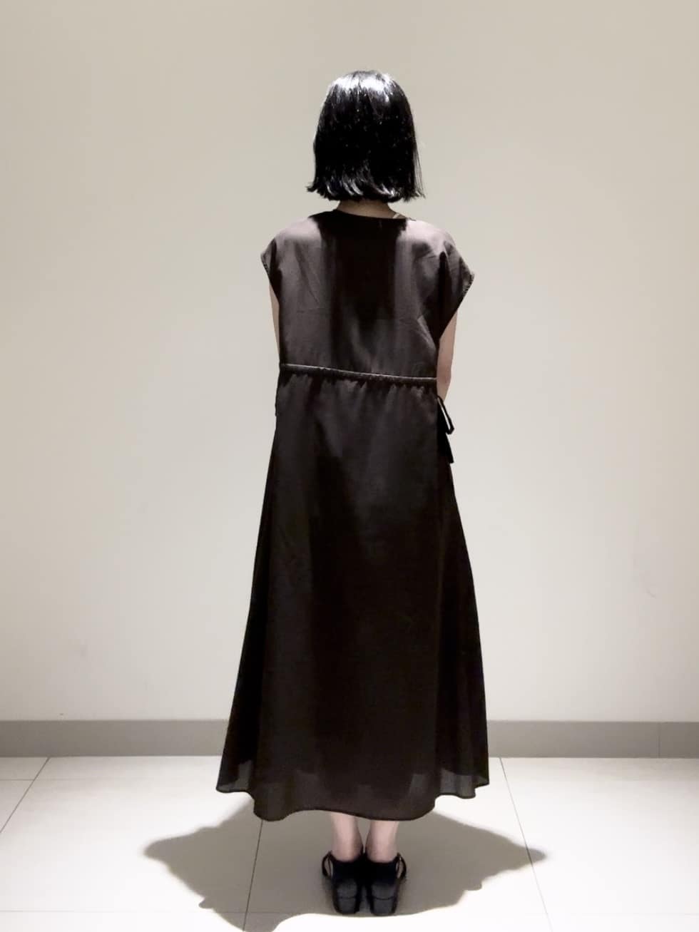 mayuさんの「Dessin｜【リンクコーデ・洗える】ウエストドロスト付きチェック柄ワンピース」を使ったコーディネート