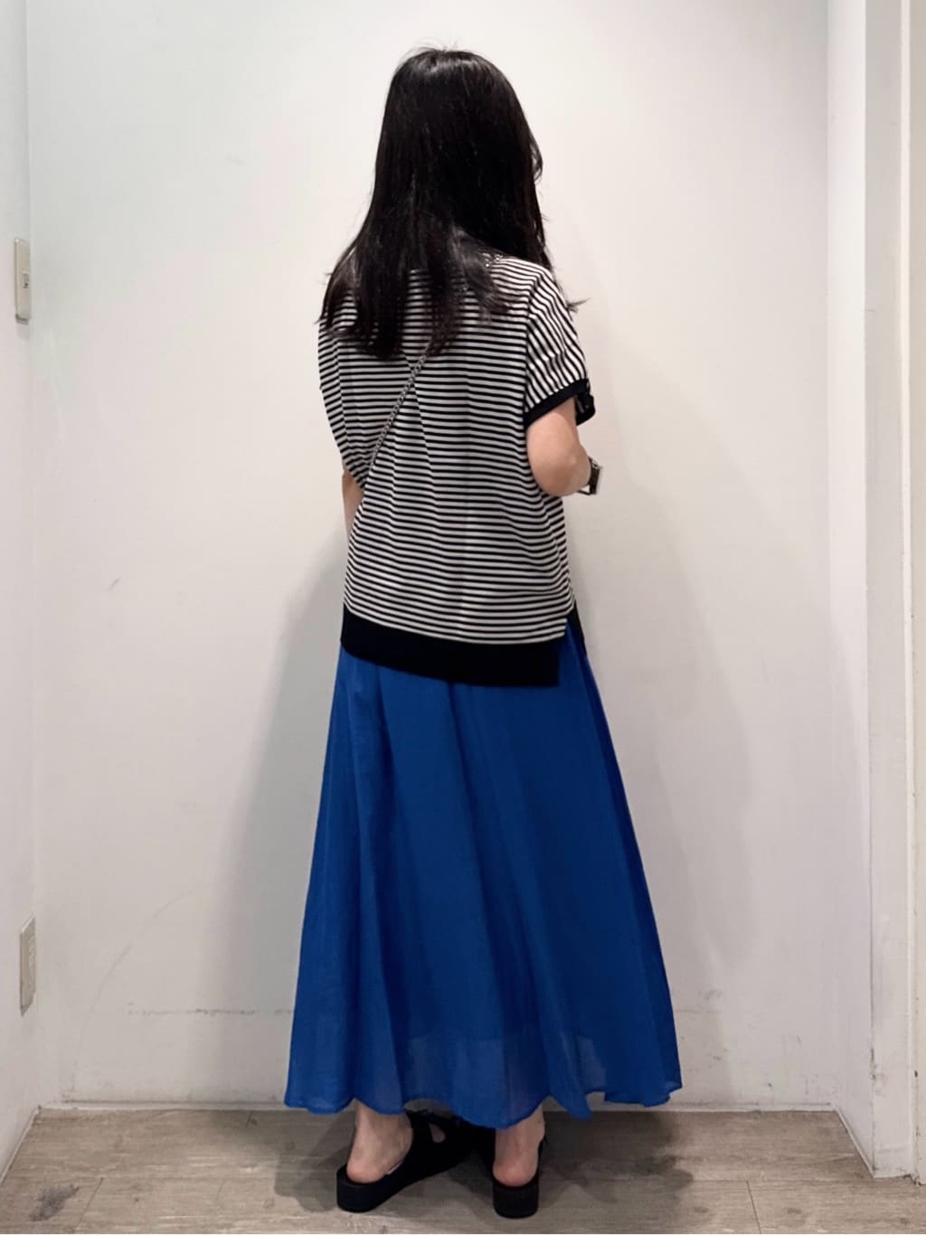 yuicciさんの「OPAQUE.CLIP｜《6色展開／S-LLサイズ》ドルマンスリーブニット【UV／接触冷感／洗濯機洗い可／抗ピル】」を使ったコーディネート