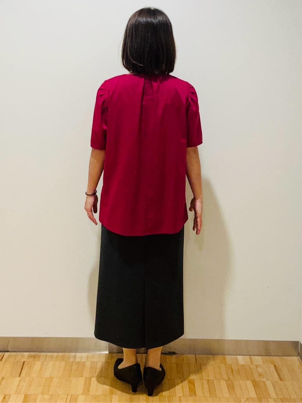 haseさんの「Reflect｜【すっきり見え！長め丈】ピンタックデザインチュニックブラウス」を使ったコーディネート