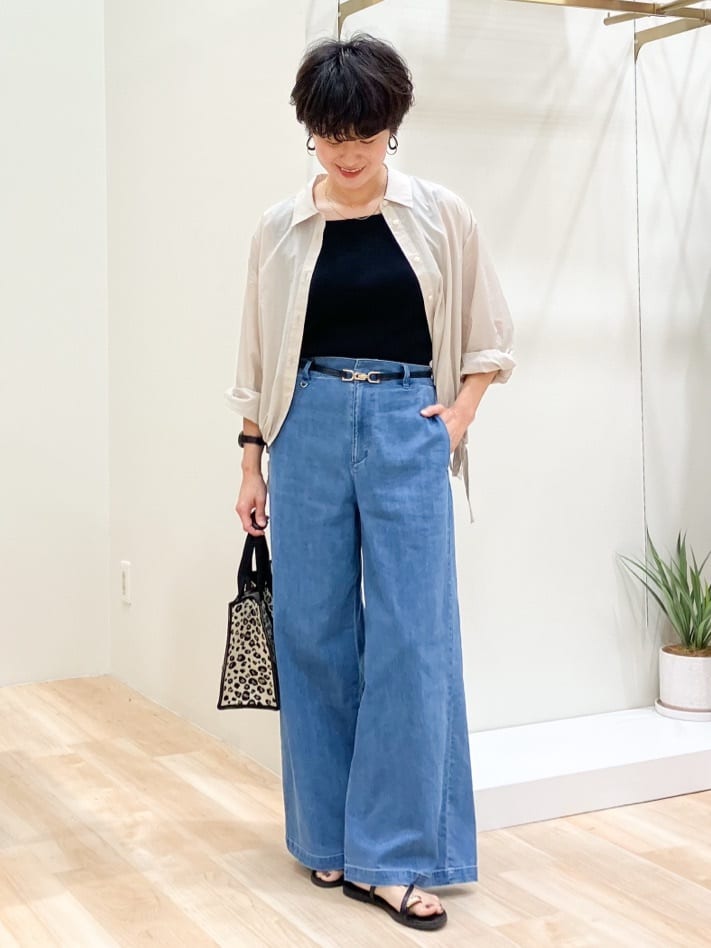 Keiさんの「grove｜贅沢フレアーが高見え ドッキングビスチェT」を使ったコーディネート