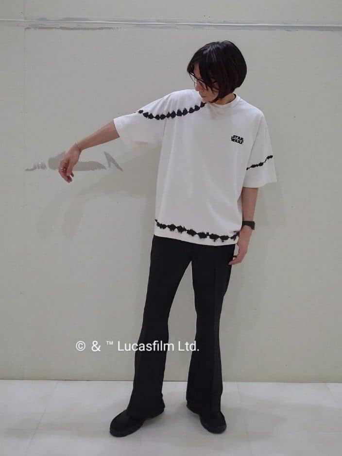 KENさんの「tk.TAKEO KIKUCHI｜【STAR WARS】Capsule Collection タイダイTシャツ」を使ったコーディネート