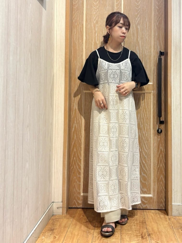 meiさんの「SHOO･LA･RUE｜【S-LL】レースキャミワンピース」を使ったコーディネート