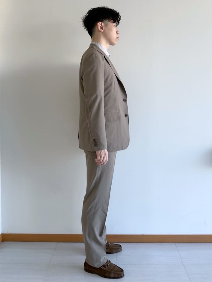 イッシーさんの「TAKEO KIKUCHI｜【COOL CITY WEAR】アーバンクール ジャケット /接触冷感・吸水速乾」を使ったコーディネート