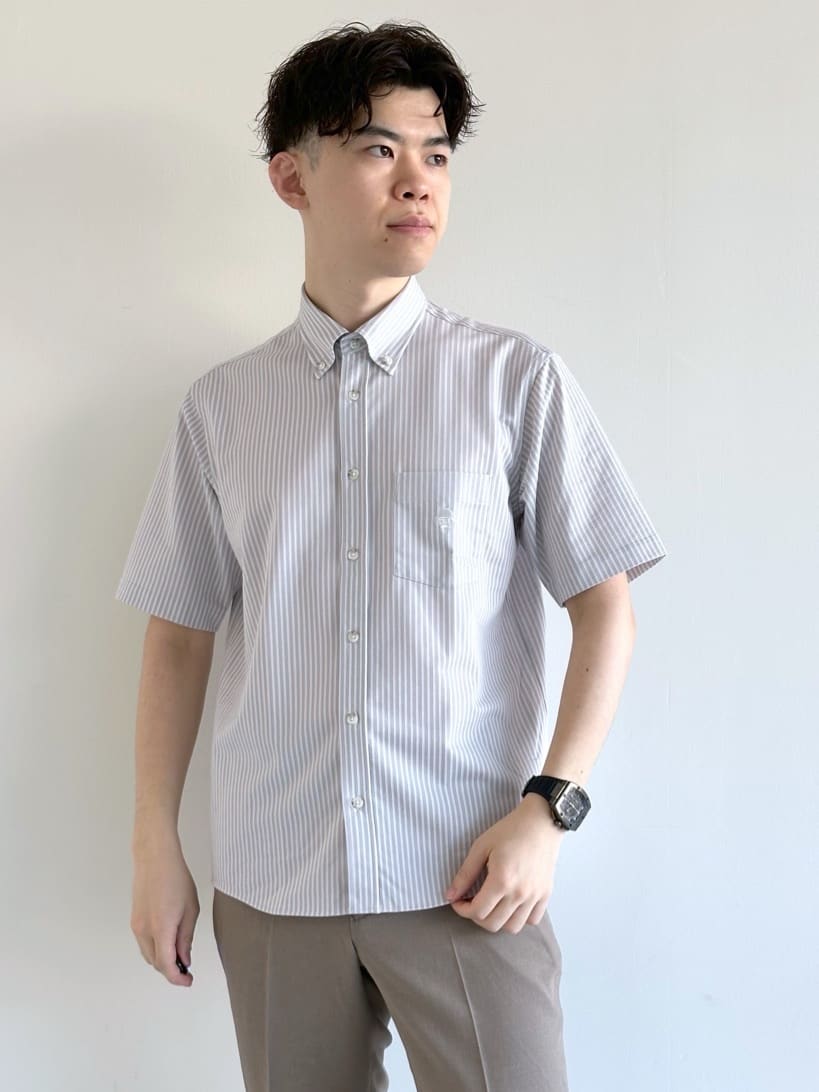 イッシーさんの「TAKEO KIKUCHI｜【COOL CITY WEAR】アーバンクール ジャケット /接触冷感・吸水速乾」を使ったコーディネート