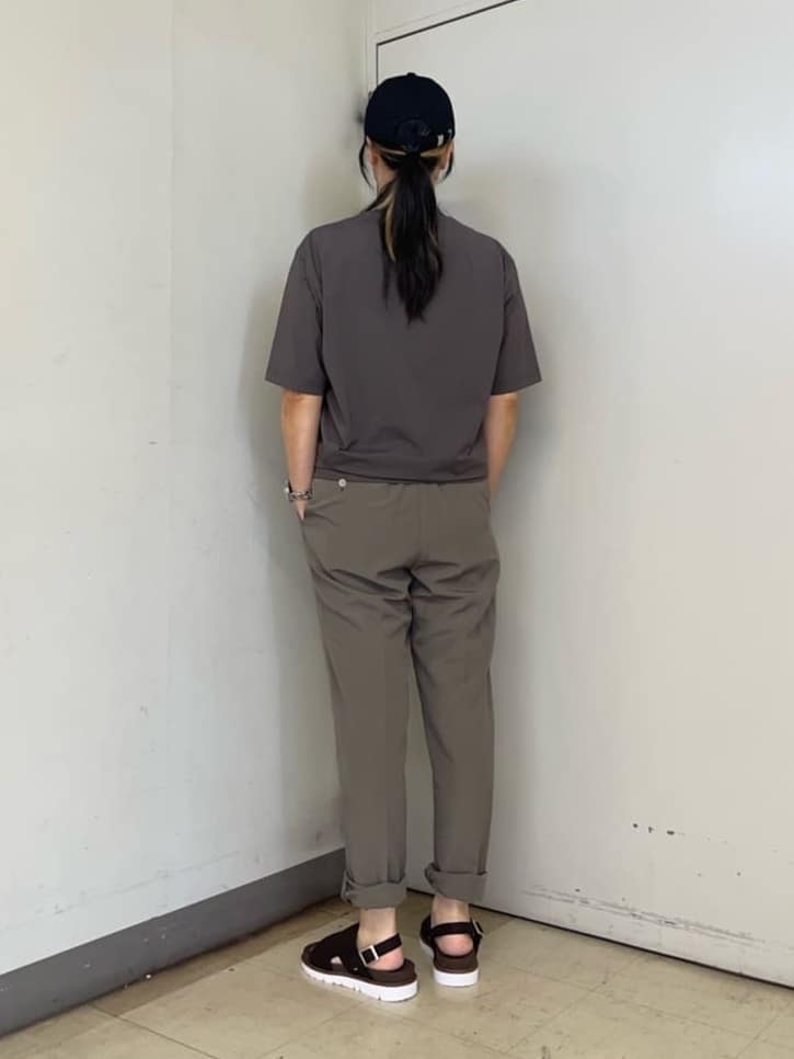 iwさんの「TAKEO KIKUCHI｜【COOL CITY WEAR】テーラードTシャツ /接触冷感」を使ったコーディネート