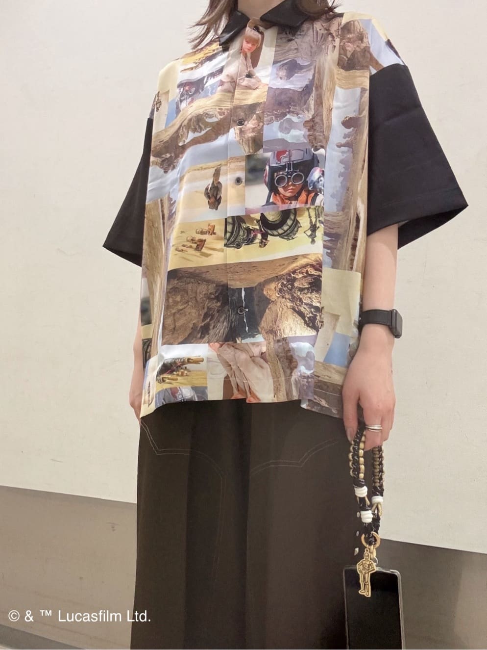 Renaさんの「tk.TAKEO KIKUCHI｜【STAR WARS】Capsule Collection 2WAY半袖シャツ」を使ったコーディネート