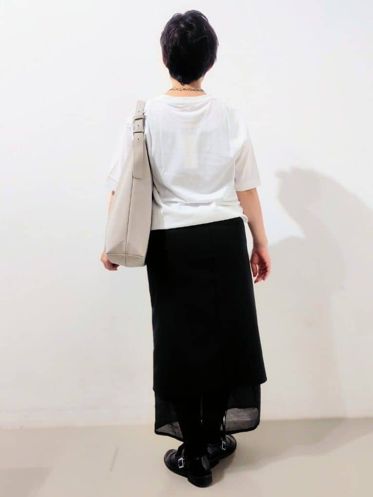 kodamaさんの「THE SHOP TK｜リサイクルアート半袖Tシャツ【接触冷感/洗濯機OK】」を使ったコーディネート