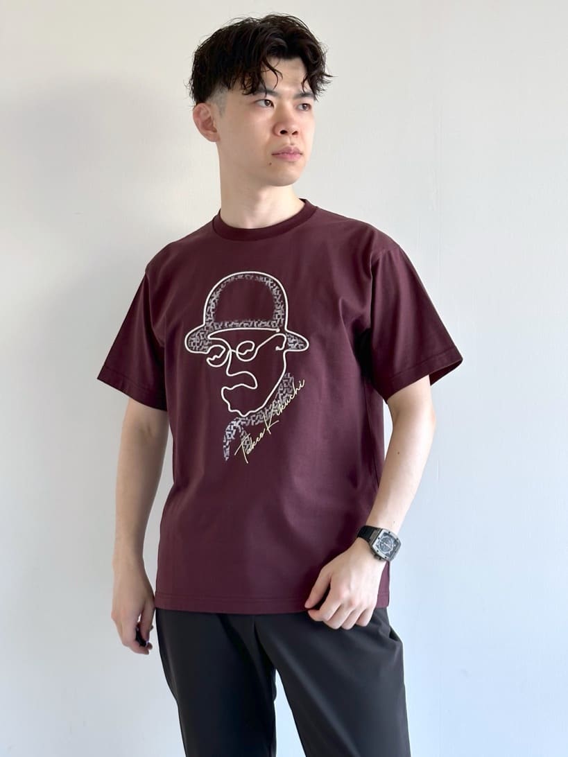 イッシーさんの「TAKEO KIKUCHI｜【COOL CITY WEAR】エアートール オープンカラーシャツ /接触冷感・通気性」を使ったコーディネート