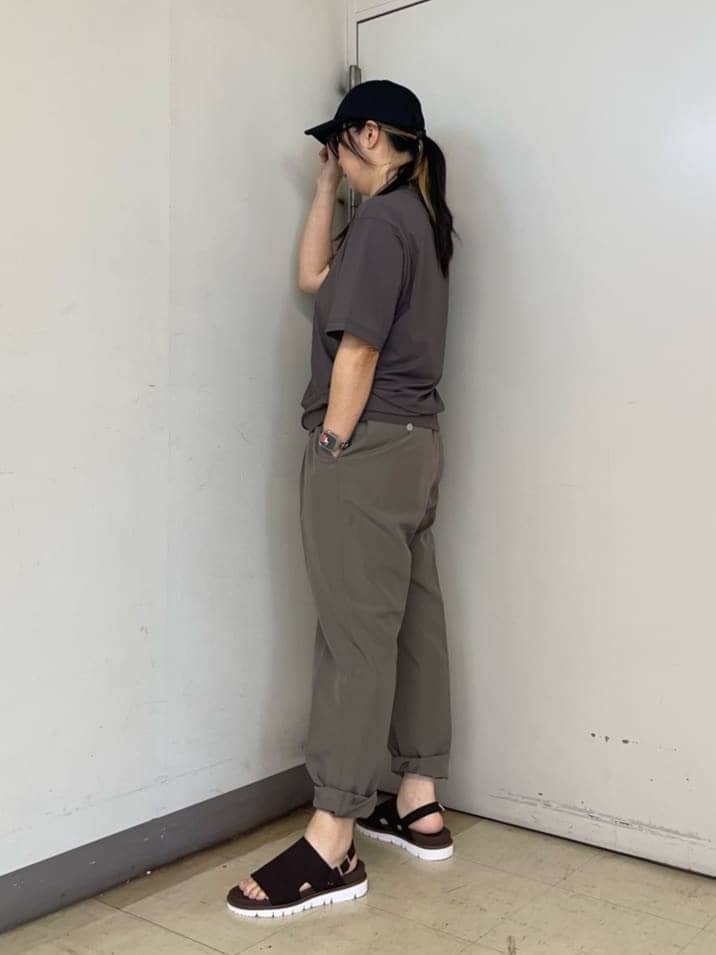 iwさんの「TAKEO KIKUCHI｜【COOL CITY WEAR】テーラードTシャツ /接触冷感」を使ったコーディネート