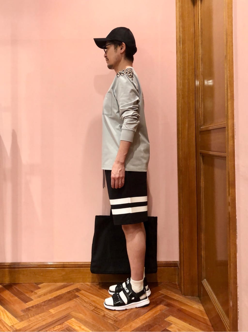 OKJさんの「DRESSTERIOR｜Dロゴ メッシュキャップ」を使ったコーディネート