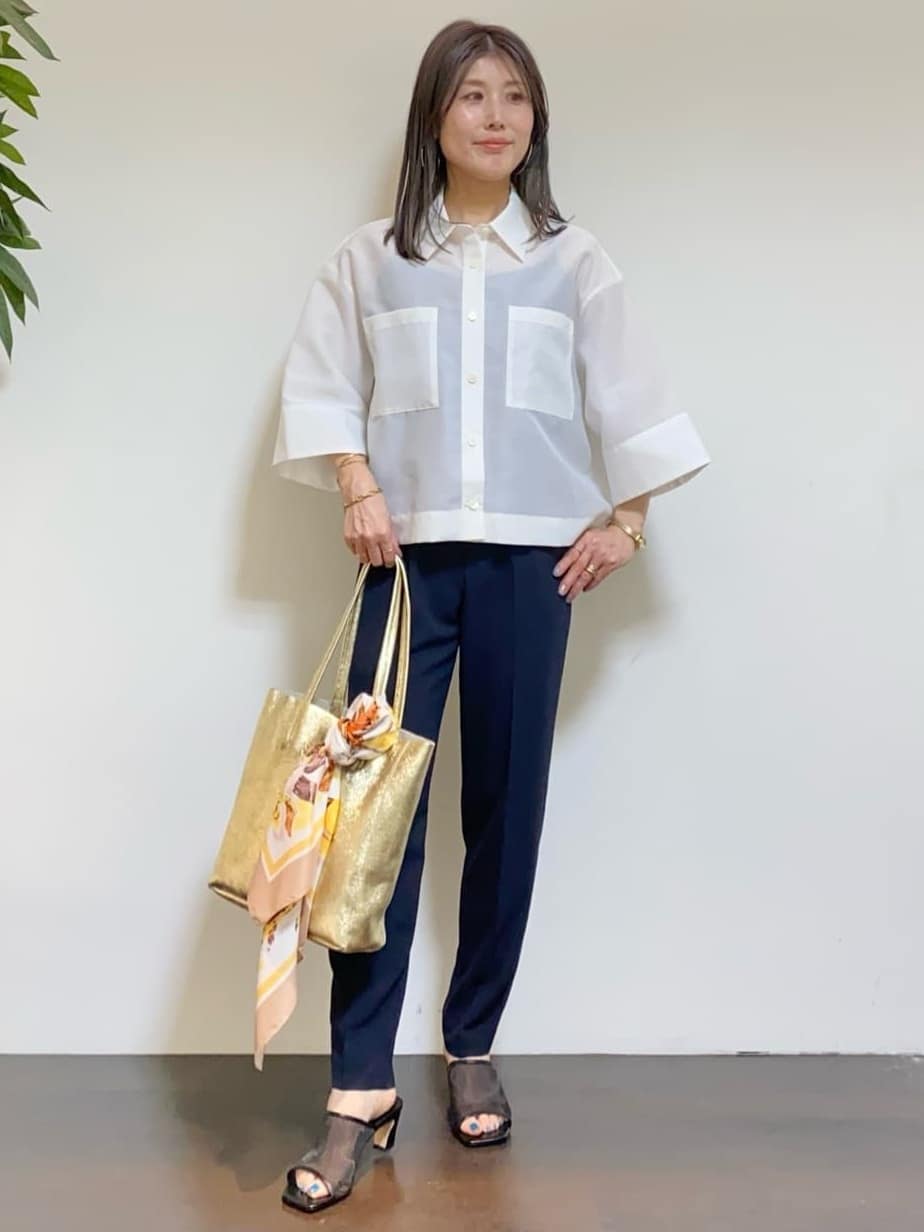 tomoさんの「UNTITLED｜コットンキャミソール」を使ったコーディネート