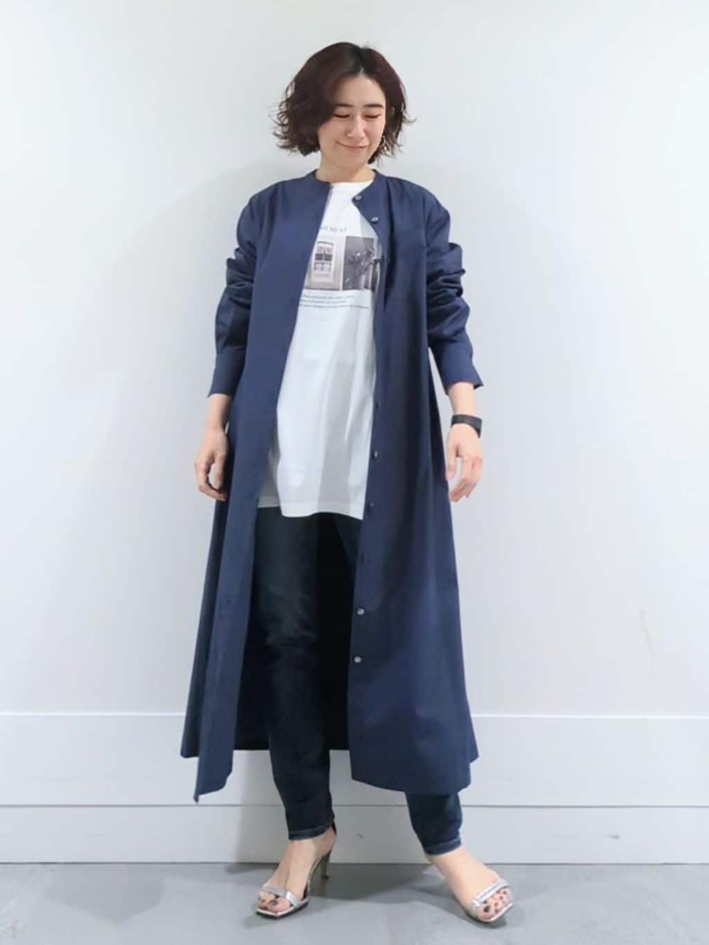 ミズタさんの「UNTITLED｜【Healthy DENIM&times;UNTITLED】別注 R Mrytle（リマートル）テーパードデニム」を使ったコーディネート