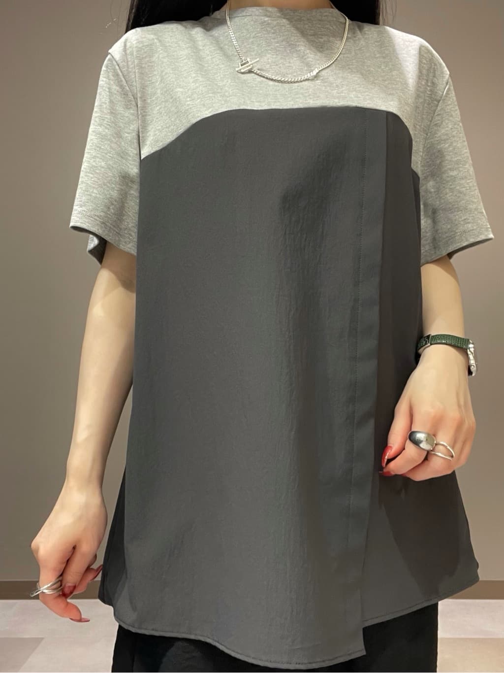 KEIKOさんの「INDIVI｜【洗える】ビスチェレイヤード風トップス」を使ったコーディネート