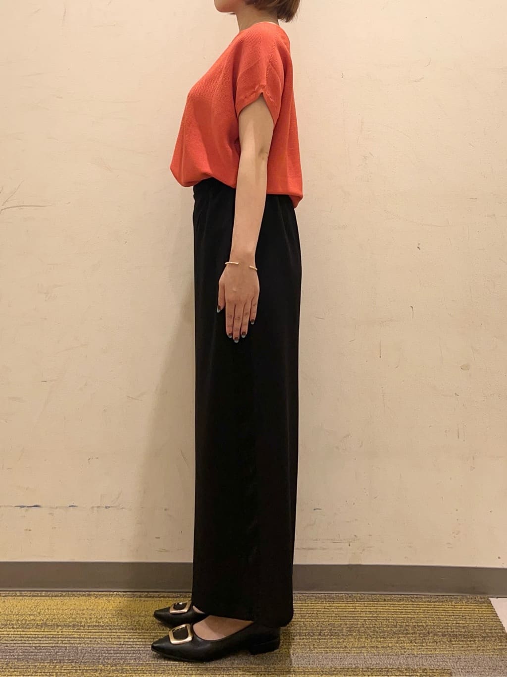 かのさんの「THE SHOP TK｜【6色展開】さらさらフレンチニット【毛玉になりにくい/洗濯機OK】」を使ったコーディネート