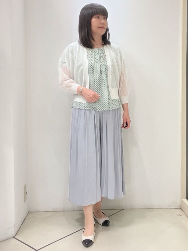 Chakoさんの「Reflect｜【ウエストゴム仕様／長く着られる◎】スカーチョパンツ」を使ったコーディネート