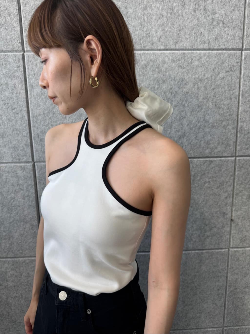 designer yukaさんの「CODE A｜【Cup-in】design cut tank」を使ったコーディネート