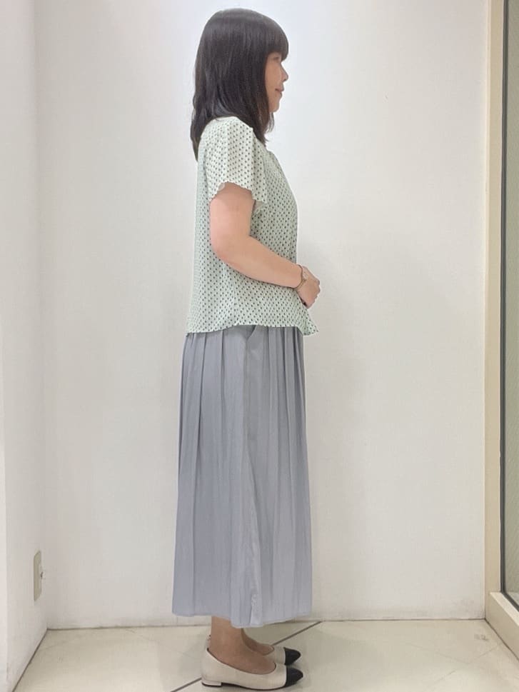 Chakoさんの「Reflect｜【ウエストゴム仕様／長く着られる◎】スカーチョパンツ」を使ったコーディネート