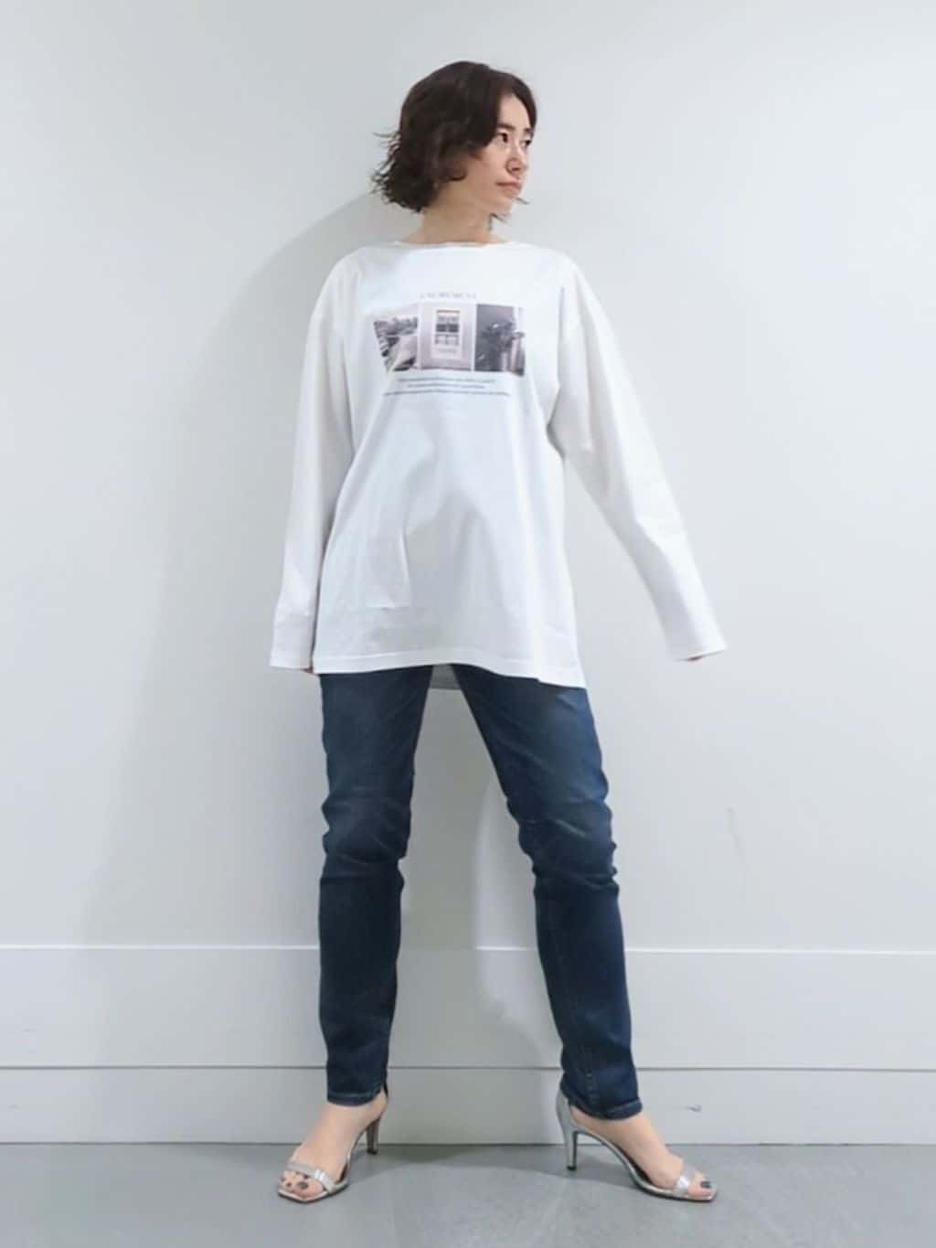 ミズタさんの「UNTITLED｜【Healthy DENIM&times;UNTITLED】別注 R Mrytle（リマートル）テーパードデニム」を使ったコーディネート