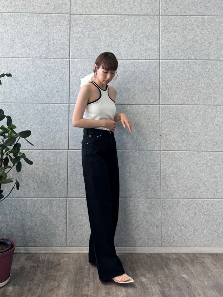 designer yukaさんの「CODE A｜【Cup-in】design cut tank」を使ったコーディネート