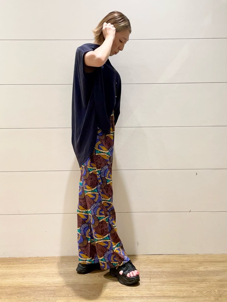 Ryoさんの「THE SHOP TK｜コットンライクブラウス【接触冷感/洗濯機OK/UV/セットアップ可】」を使ったコーディネート