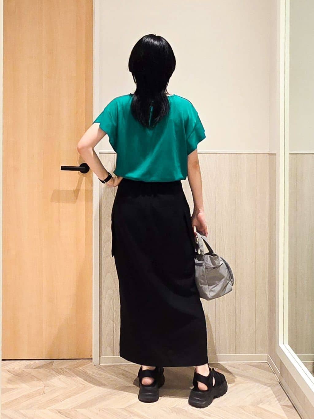 ＊yuki＊さんの「SHOO･LA･RUE｜【汗ジミ防止/ひんやり/UV】フリルスリーブTシャツ」を使ったコーディネート