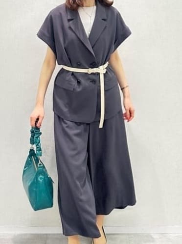 Miwaさんの「UNTITLED｜【本革 旬トレンド】ナローベルト」を使ったコーディネート