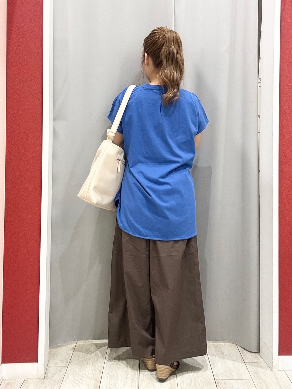 shioさんの「SHOO･LA･RUE｜【ひんやり/UV】キレイもすっきりも叶える マリン風ガウチョパンツ」を使ったコーディネート