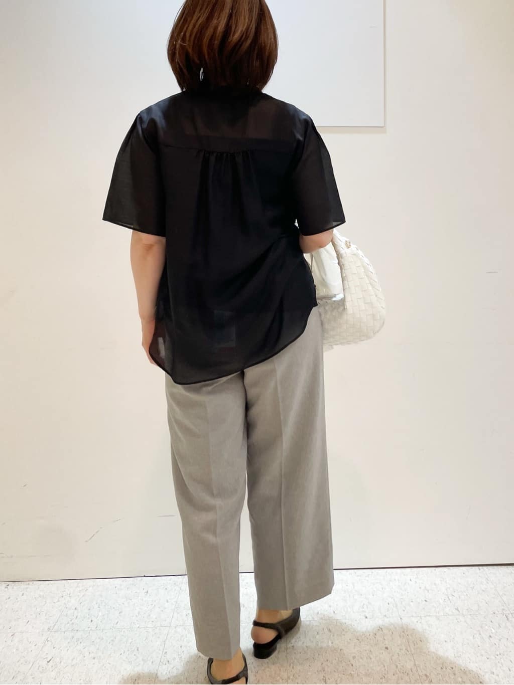 めいさんの「Reflect｜【選べる5色◎／マシンウォッシュ可】シャーリングデザインブラウス」を使ったコーディネート