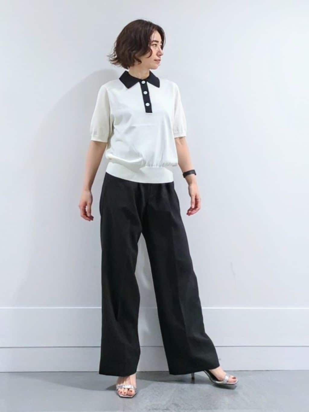 ミズタさんの「UNTITLED｜【UV/はっ水/セットアップ可】リラククールパンツ」を使ったコーディネート